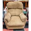 Image 1 : BROWN FABRIC RECLINING CHAIR