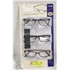 Image 1 : FOSTER GRANT LDS READING GLASSES 3 PACK +2.50