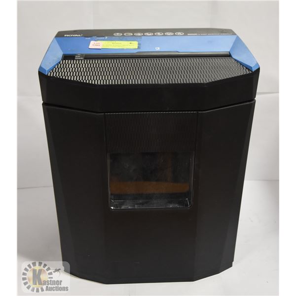 ROYAL 805MC 8-SHEET MICROCUT SHREDDER, CUTS CREDIT