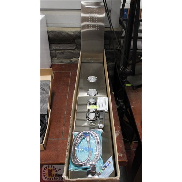 STAINLESS STEEL LUXURY PANEL SHOWER SYSTEM