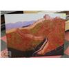 Image 1 : GREAT WALL OF CHINA OIL ON CANVAS APPROX 30" X 40"