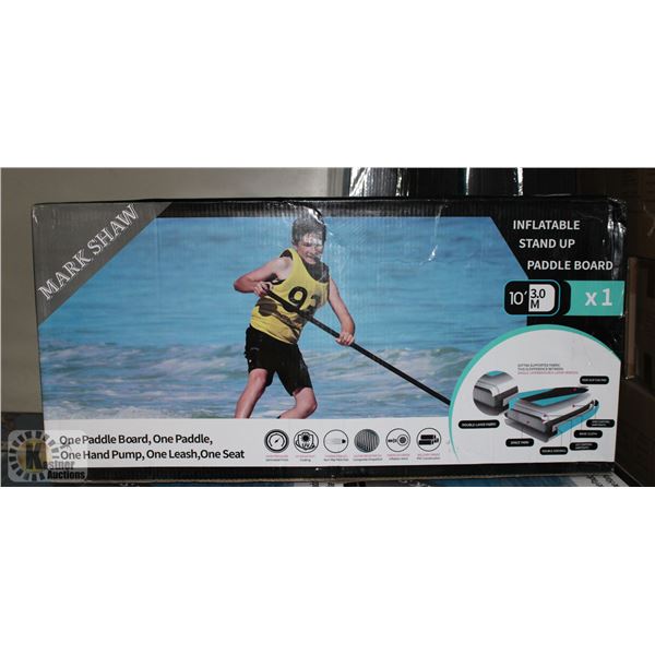 MARK SHAW INFLATABLE STAND UP PADDLE BOAT(BLUE)