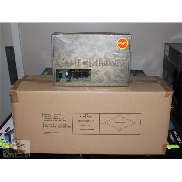 CASE WITH 4 GAME OF THRONES COLLECTOR SETS