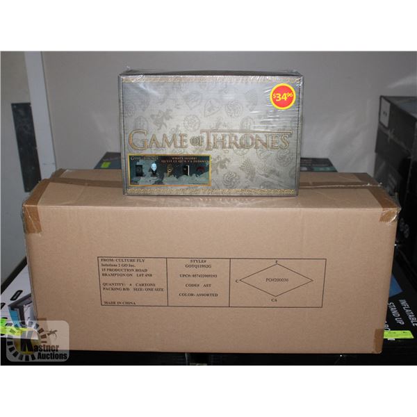 CASE WITH 4 GAME OF THRONES COLLECTOR SETS