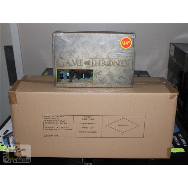 CASE WITH 4 GAME OF THRONES COLLECTOR SETS