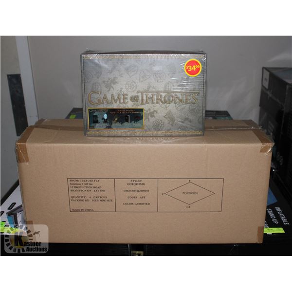 CASE WITH 4 GAME OF THRONES COLLECTOR SETS