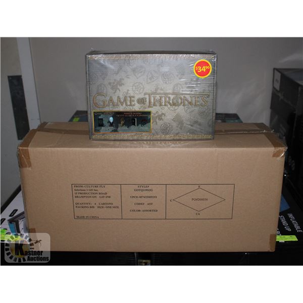 CASE WITH 4 GAME OF THRONES COLLECTOR SETS