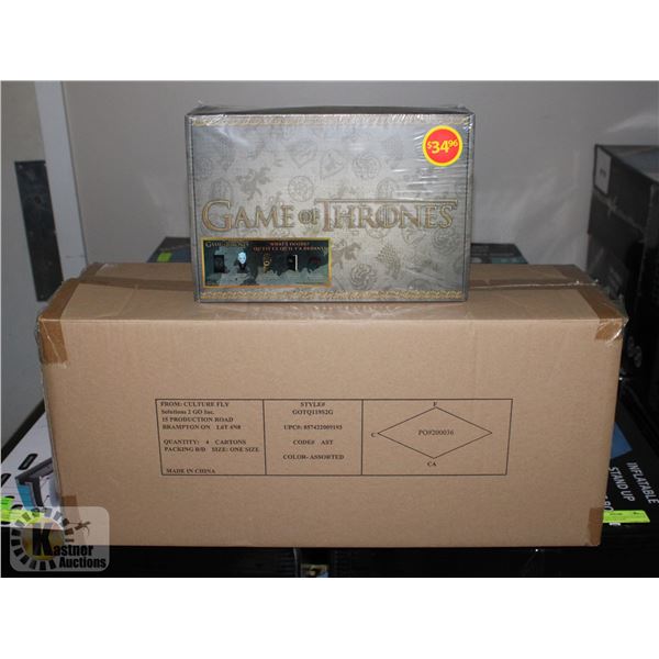 CASE WITH 4 GAME OF THRONES COLLECTOR SETS