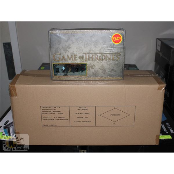 CASE WITH 4 GAME OF THRONES COLLECTOR SETS