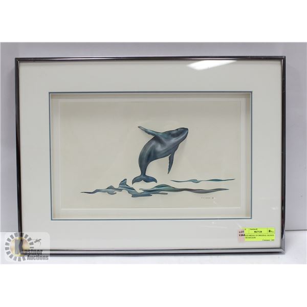 MIXED MEDIA 3D ORIGINAL SIGNED D . NICHOLSON