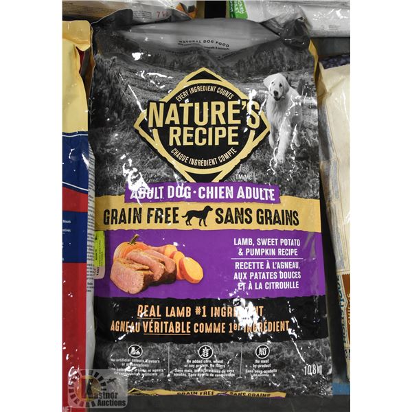 NATURES RECIPE ADULT DOG GRAIN FREE KIBBLE