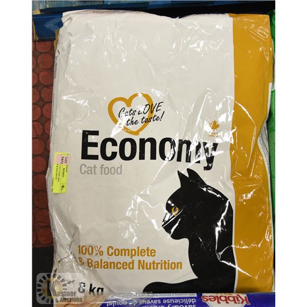 ECONOMY CAT FOOD 100% COMPLETE & BALANCED