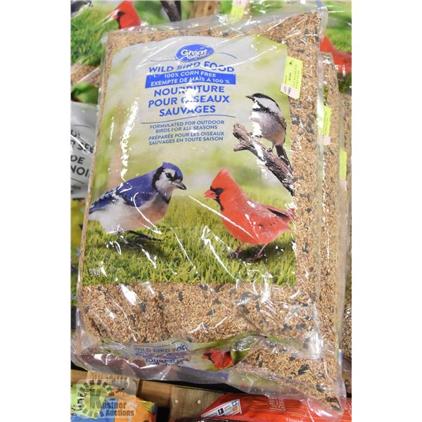GREAT VALUE WILD BIRD FOOD 100% CORN FREE 9 KG BAG