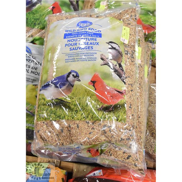 GREAT VALUE WILD BIRD FOOD 100% CORN FREE 9 KG BAG