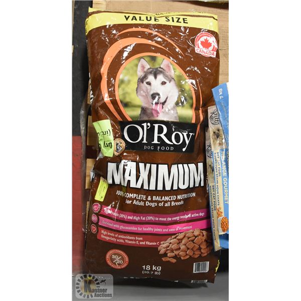 OL'ROY DOG FOOD MAXIMUM SPECIALLY FORMULATED