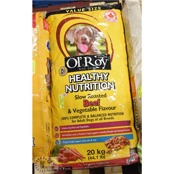 OL'ROY DOG FOOD HEALTHY NUTRITION SLOW ROASTED