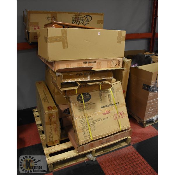 PALLET OF ASSORTED FURNITURE - AS IS