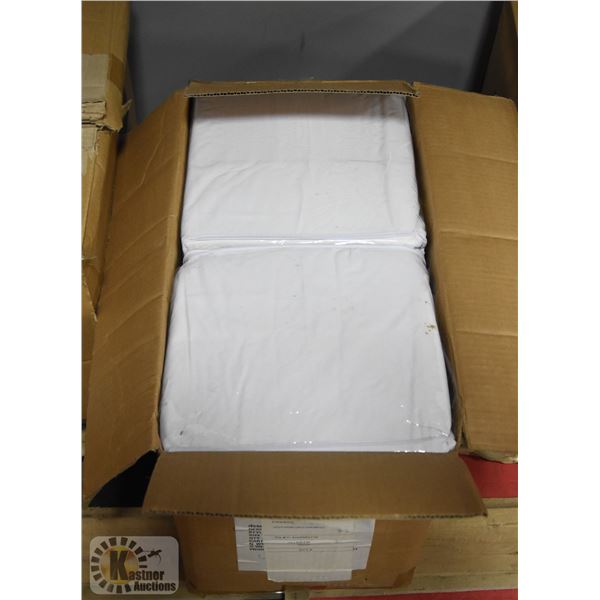 BOX OF 8 3/4 SIZE MATTRESS COVERS