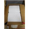 Image 1 : BOX OF 8 3/4 SIZE MATTRESS COVERS
