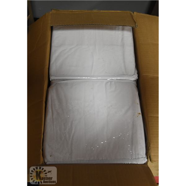 BOX OF 8 3/4 SIZE MATTRESS COVERS