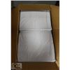 Image 1 : BOX OF 8 3/4 SIZE MATTRESS COVERS
