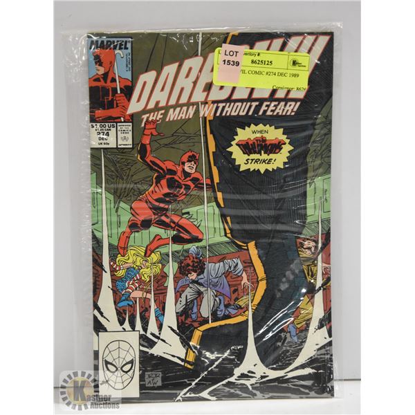 DAREDEVIL COMIC #274 DEC 1989