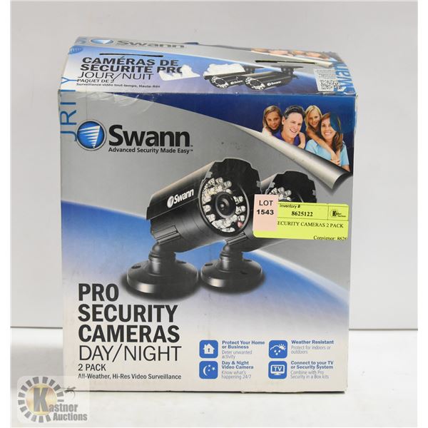 SWAN SECURITY CAMERAS 2 PACK