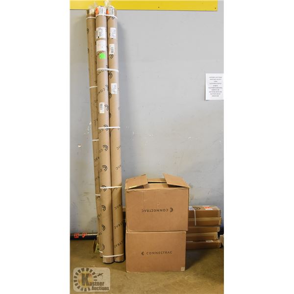 CONNECTRAC - 3.7 IN-CARPET MDF SIDE RAMPS FOR 96"