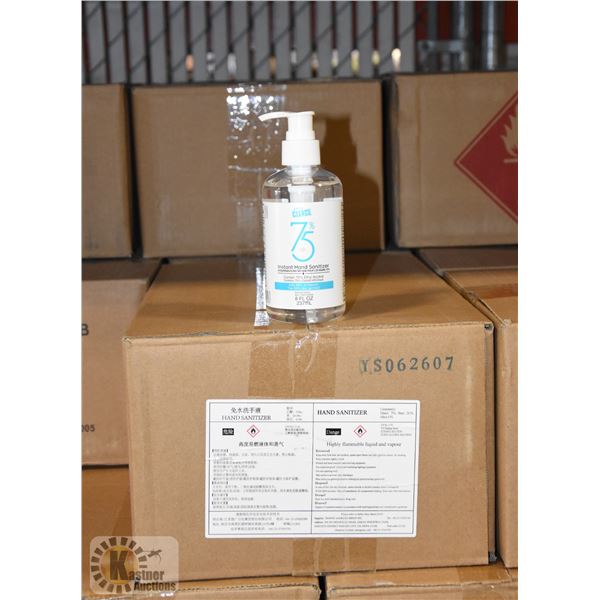 CASE WITH 24 237ML BOTTLES OF HAND SANITIZER
