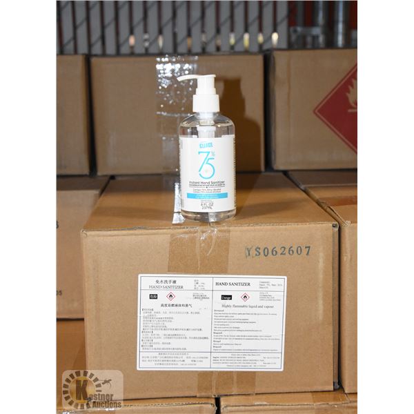 CASE WITH 24 237ML BOTTLES OF HAND SANITIZER