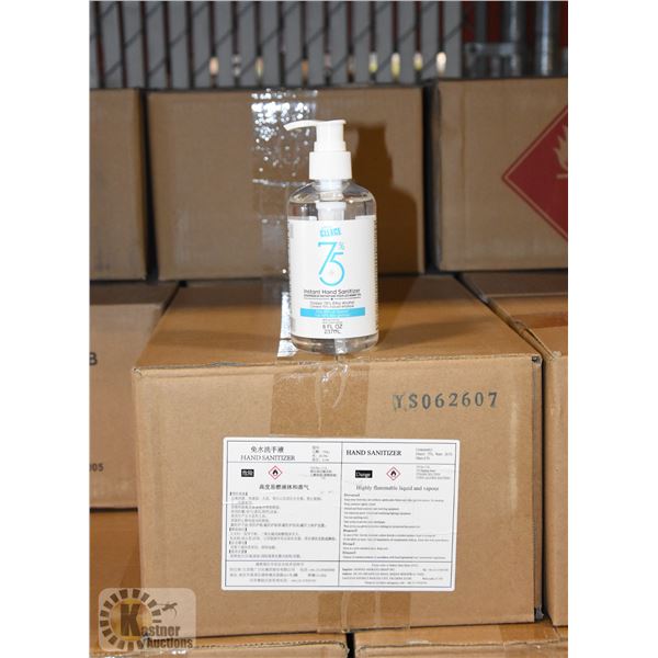 CASE WITH 24 237ML BOTTLES OF HAND SANITIZER