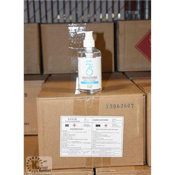 CASE WITH 24 237ML BOTTLES OF HAND SANITIZER