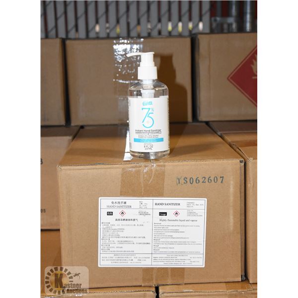 CASE WITH 24 237ML BOTTLES OF HAND SANITIZER