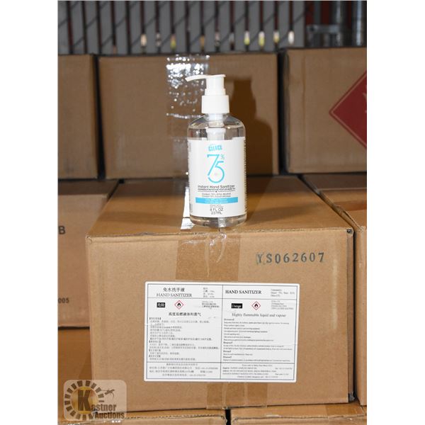 CASE WITH 24 237ML BOTTLES OF HAND SANITIZER
