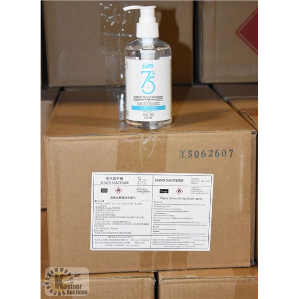 CASE WITH 24 237ML BOTTLES OF HAND SANITIZER