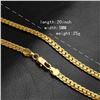 Image 1 : NEW 14KT 20" GOLD PLATED CHAIN