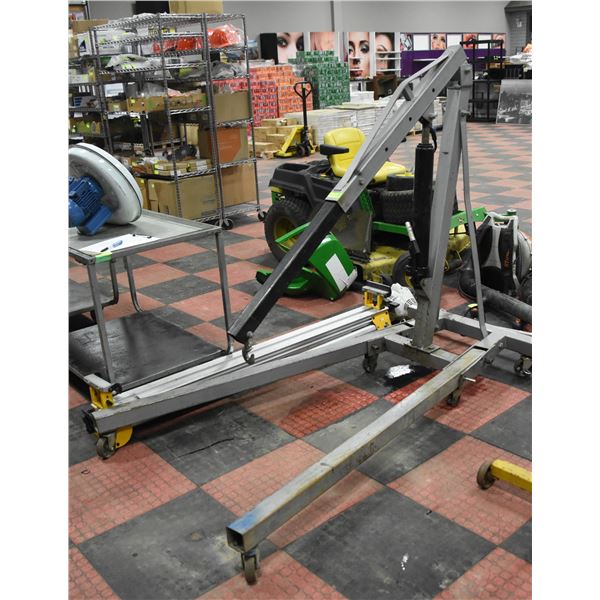 VEHICLE ENGINE HOIST - LEAKING FLUID