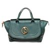 Image 1 : Gucci Green Leather 1973 Interlocking Shoulder Bag
