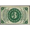 Image 2 : March 3, 1863 Third Issue Three Cents Fractional Currency Note