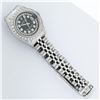 Image 5 : Rolex Ladies Stainless Steel Black Diamond Lugs Datejust Wristwatch