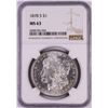 Image 1 : 1878-S $1 Morgan Silver Dollar Coin NGC MS63 Nice Toning