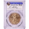 Image 1 : 2017-W $50 Burnished American Gold Eagle Coin PCGS SP70 FDOI Denver Moy Signature