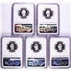Image 2 : 2018-S Silver Proof National Parks Quarter (5) Coin Set NGC PF69 Ultra Cameo
