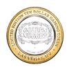 Image 1 : .999 Silver Golden Nugget Las Vegas, Nevada $10 Casino Limited Edition Gaming Token