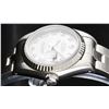 Image 7 : Rolex Ladies Stainless Steel Slate Grey Oyster Band Datejust Wristwatch