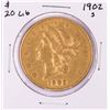 Image 1 : 1902-S $20 Liberty Head Double Eagle Gold Coin