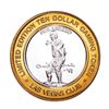 Image 1 : .999 Silver Las Vegas Club $10 Casino Limited Edition Gaming Token