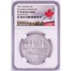 Image 1 : 1991 $1 Proof Canada Steamship Frontenac Silver Dollar Coin NGC PF70 Ultra Cameo