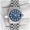 Image 3 : Rolex Men's Stainless Steel Diamond Datejust Oyster Perpetual Wristwatch W/Rolex Box