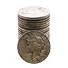 Image 1 : Roll of (20) 1934-S $1 Peace Silver Dollar Coins Circulated